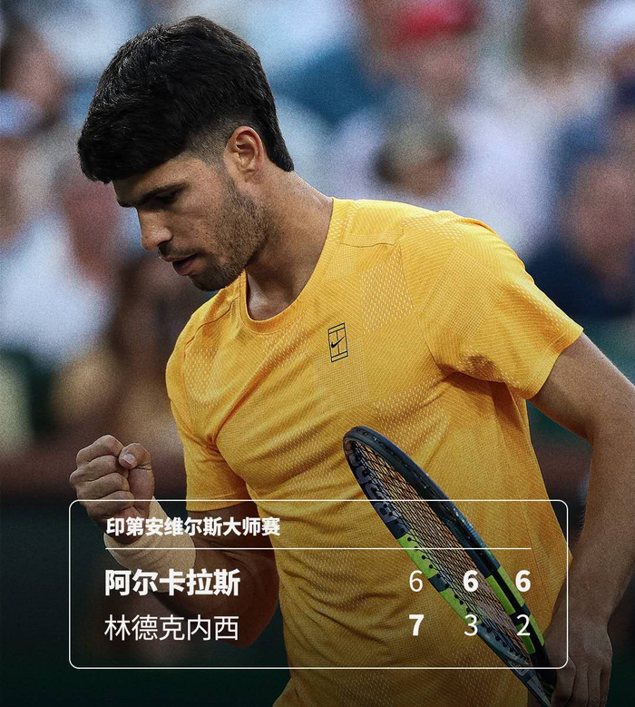 九游体育-阿卡抱怨每轮都像跟费德勒对决一样难打，丝袜赞穆霍娃女版费天王|阿尔卡拉斯|罗杰·费德勒|卡洛斯·阿尔卡拉斯|网球|纳达尔_新浪体育_新浪新闻